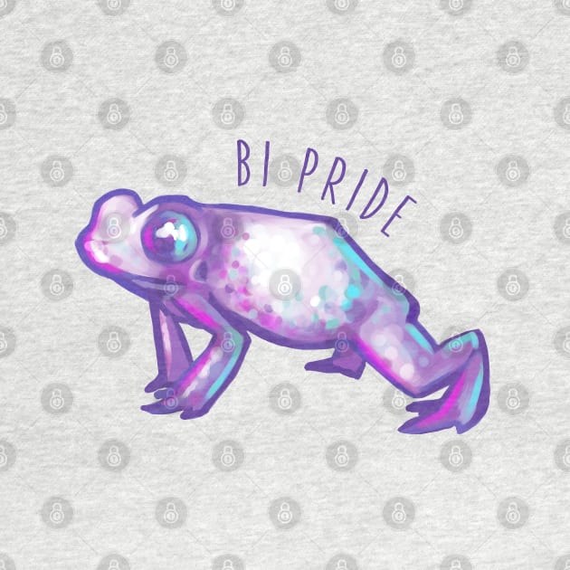 Pastel Bi Pride Frog by hollowedskin